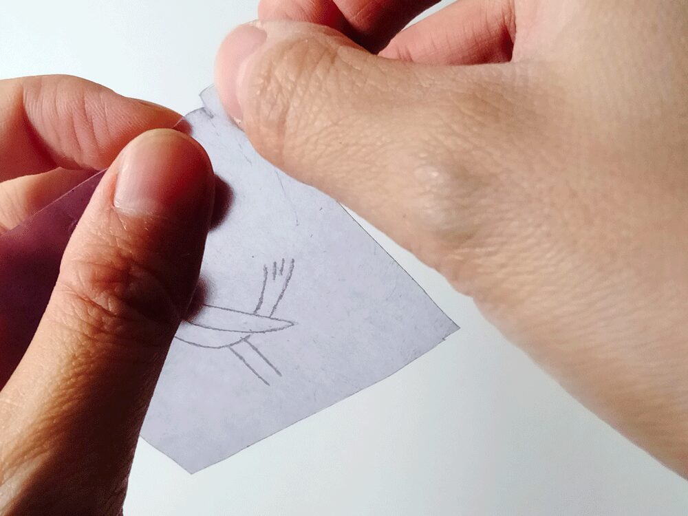 ガリ版のやり方製版