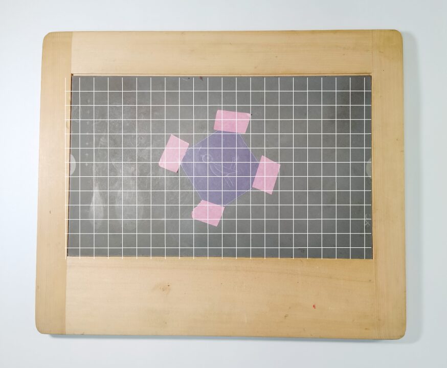 ガリ版のやり方製版