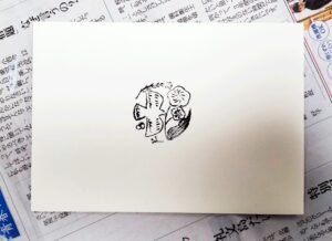 ガリ版体験お客様の作品