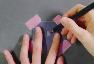 ガリ版のやり方製版