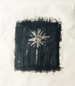 ガリ版版画の１種類「描圧還元法」