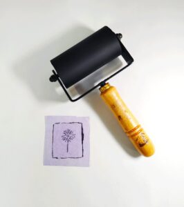 ガリ版版画の１種類「描圧還元法」